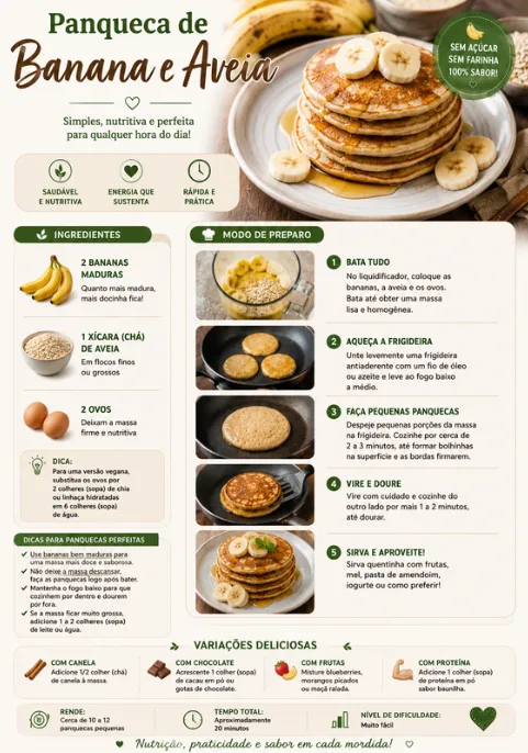 Panquecas de Banana
